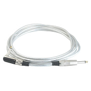 Rockcable RCL30253 D6 SILVER Инструментальный кабель, джек(прямой)-джек(угловой) 3 метра.