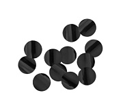 Конфетти металлизированное Круги 15мм черные Конфетти металлизированное Круги 15мм черные