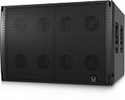 Turbosound LIVERPOOL TLX215L 2х15" компактный бэнд-пасс сабвуфер для ЛМ, инсталл./мобил. применение, 1000Вт RMS/4000Вт пик, 4Ом, 50-150Гц ±3дБ