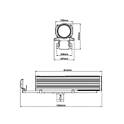 Профессиональный прожектор 1650E LED FOLLOW SPOT 600E