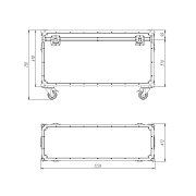 Транспортный кейс TCC9-120x40