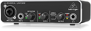 BEHRINGER UMC22 - аудиоинтерфейс USB,2входа, 2 выхода, микр. предусилитель MIDAS