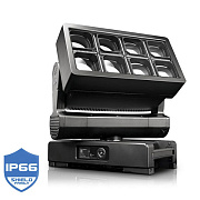 VOLERO TWINS Вращающаяся голова LED-BEAM-WASH-PIXEL-FX-IP66. 8 LED-чипов RGBW по 60 Вт, угол раскрытия луча 5,2°–39,0°; 160 LED-чипов WHITE 6500К по 3 Вт