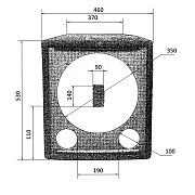 ES-ACOUSTIC ES115SP-K - корпус акустической системы под динамик 15'