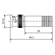 RB75G-N Высококачественный кабельный разъем HD BNC