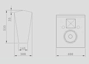 Cinematic C-110SR акустическая система окружения для кинотеатров 