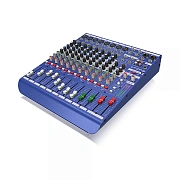 MIDAS DM12 - аналоговый микшер, 12 каналов (2 стерео), 8 мик.преампов MIDAS, 8 инсертов, 2 AUX