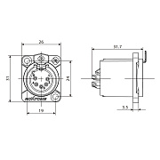 Разъем RX5FDWP-NG