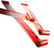 Серпантин металлизированный 4смх20м красный