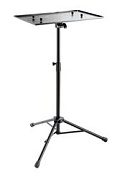 K&M 12185-000-55 напольная стойка для ноутбука, чёрная