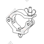 Алюминиевый хомут (clamp) H3-S-60-BLACK