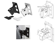 GENELEC 8000-402B настенное крепление для мониторов 8020-8050, 8320-8350, 8331-8341, 4020-4040. Регулировка поворота и угла наклона. Черное