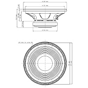 EIGHTEEN SOUND 15LW1500/8 - 15' динамик с расширенным НЧ, 8 Ом, 1000 Вт AES, 96дБ, 40...2000 Гц