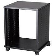 NordFolk NRS16U рэковая стойка-шкаф 16U, без дверей, колеса, сталь