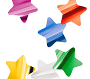 Конфетти металлизированное Звезды мульти Конфетти металлизированное Звезды мульти