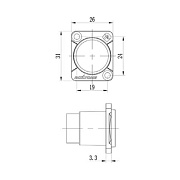 Разъем RAUCD-B