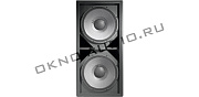 JBL PD5125 сабвуфер 2х15", трапеция, прямое излучение. 37-2500Гц, 2000Вт RMS AES, макс. SPL 136дБ, 4 или 2х8Ω