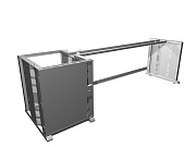 Каркас стола оператора СТО. 250.80. (1т14U) левый Каркас стола оператора