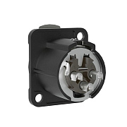 MK3F2C-B Разъем Cannon (XLR) панельный, мама, 3-х контактный