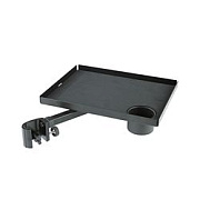 K&M 12225-020-55 полка 250 x 330 мм с креплением на стойку, черная