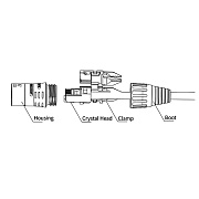 Корпус для разъема RJ45 SE8MC-1