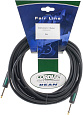 Cordial CCFI 6 PP инструментальный кабель джек моно 6.3мм/джек моно 6.3мм, 6.0м, черный