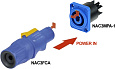 Neutrik NAC3FCA-D кабельный разъем PowerCon, штекер, входной (синий), 20A/250В NAC3FCA (упаковка 100шт)
