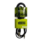 NordFolk NXJ003 3M кабель микрофонный 3,5 miniJack TRS <=> XLR (мама), 3 метра