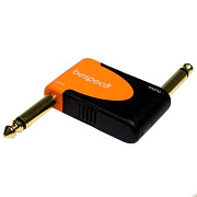 BESPECO SLAD160 Переходник 6.3mm mono jack M 90°/ 6.3mm mono jack M 90°