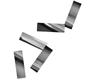 Конфетти металлизированное 17х55мм черное Конфетти металлизированное 17х55мм черное