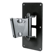 K&M 24481-000-55 настенный держатель для АС, угол наклона 0°-30°, поворот 90°, черный