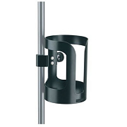 K&M 16022-000-55 держатель для бутылки с креплением на стойку, чёрный