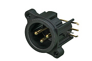Neutrik NC3MAHR панельный разъем XLR female, горизонт. установка на ПП