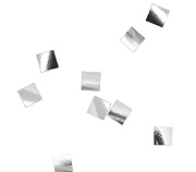 Конфетти металлизированное 6х6мм серебро Конфетти металлизированное 6х6мм серебро