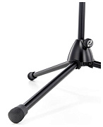 K&M 25680-300-55 микрофонная стойка прямая, чёрная, 1100-1820 мм