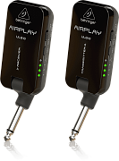 Behringer AIRPLAY GUITAR ULG10 компактная гитарная радиосистема, 2,4ГГц, встроенные аккумулятор, разъемы Jack