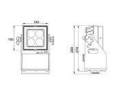 Архитектурный аккумуляторный LED светильник SS367XLEM CUBELITE4