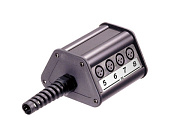 Neutrik NSB1B-8/0 распред. коробка 8 XLR female входов, трапецевидная конструкция.