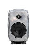 GENELEC G Three BRw активная 2-полосная АС, НЧ 5" 50Вт, ВЧ 0.75" 50Вт. Подставки. Неокрашенный алюминий