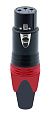 3-х контактный кабельный разъем типа XLR FEMALE COLOR