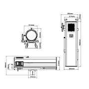 Прожектор следящего света 2200 LED FOLLOW SPOT 1000L