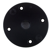 K&M 24116-000-55 адаптер для монтажа соединительной стойки для АС на сабвуфер, чёрный