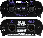 ART SplitComPro микрофонный сплиттер/ сумматор. фазировщик, 2 входа/ 2 выхода XLR,