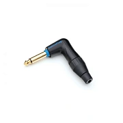 AMPHENOL TM1RBJ - джек моно угловой, с переключателем, 6.3 мм, зажим Jaws, цвет - черный