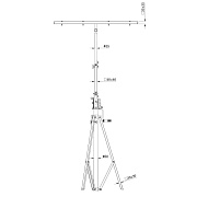 Стойка для световых приборов LS050 Black