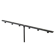 K&M 23560-300-55 держатель для 6 микрофонов с регулируемым расстоянием, чёрный