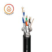 Кабель C6AL-LSZH/1m Black