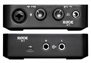 RODE AI-1 одноканальный USB аудиоинтерфейс с комбо XLR/инструмент. входом. Высококачественный усилитель для наушников и балансный TRS Jack выход