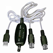 BESPECO BMUSB100 Кабель готовый USB A male - 2 x DIN5 male