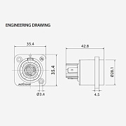 Разъем RAC3FPWP+DCPF